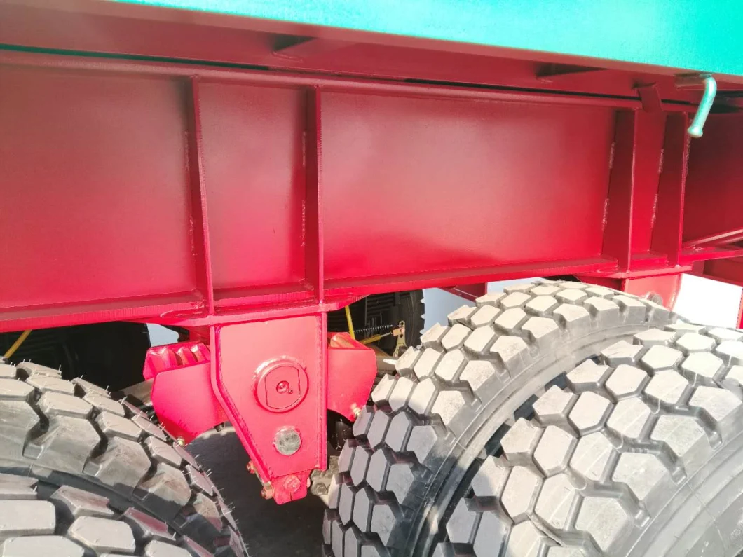 Three Axle 100 Ton Heavy Duty Box/Van Shape Side Dump/Tipping/Tipper Semi Trailer for Sand/Stone/Coal Mineral Transport
