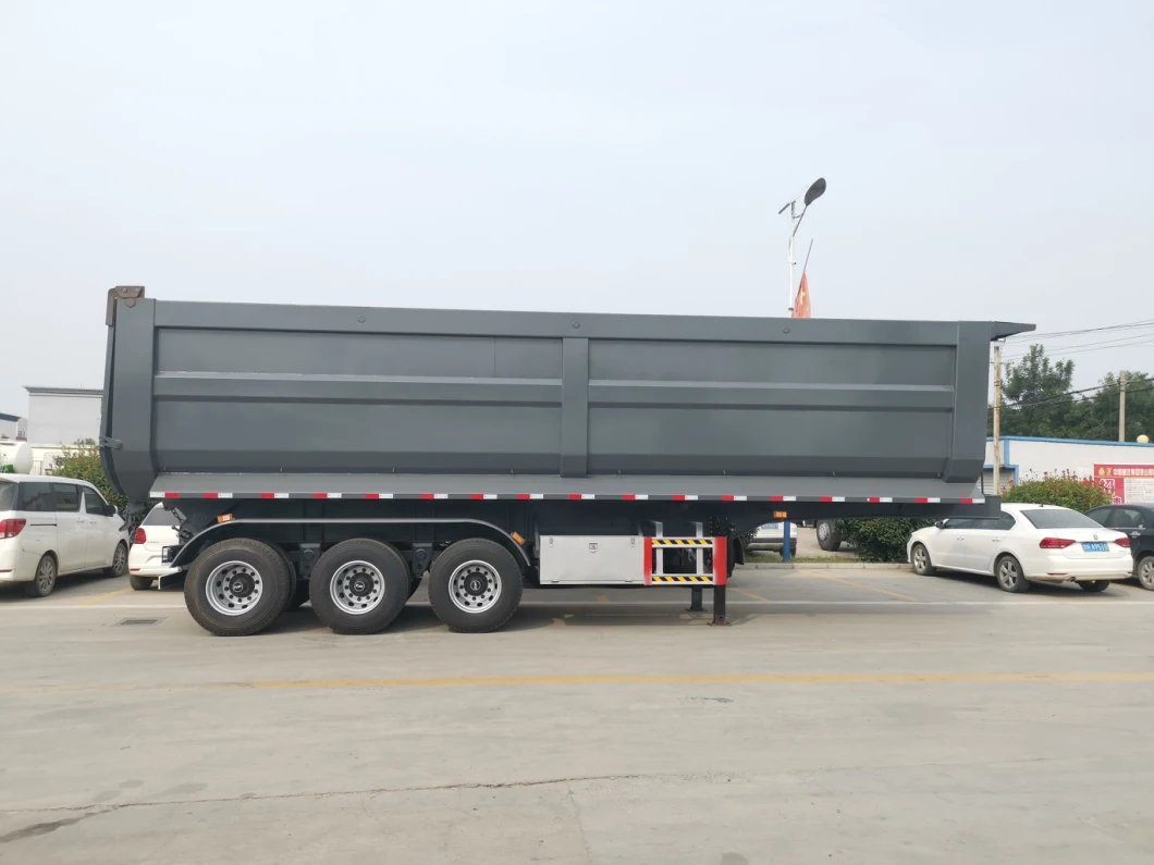 3/4/5/6 Axles 40/60/80/100 Ton Hydraulic Tippingrear End Dumper Dump Heavy Duty Sinotruk Mining Farm Cargo Tipper Truck Semi Trailer for Sale Price in Africa