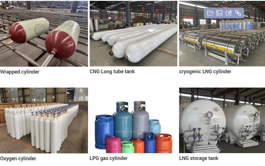 Compressed Natural Gas CNG Tube Trailer /CNG Cascade Cylinder Skid Container 25MPa CNG Storage Jumbo Cylinder