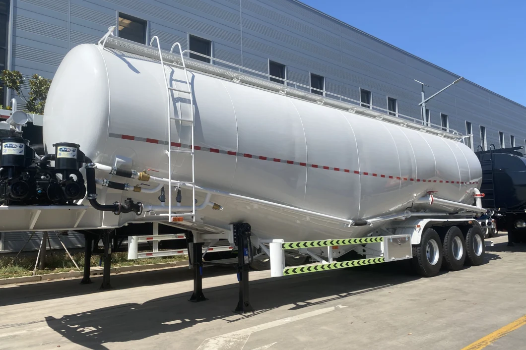 Vehicle Master 30-60 Cbm 3axles Powder Bulk Cement Tanker Trailer