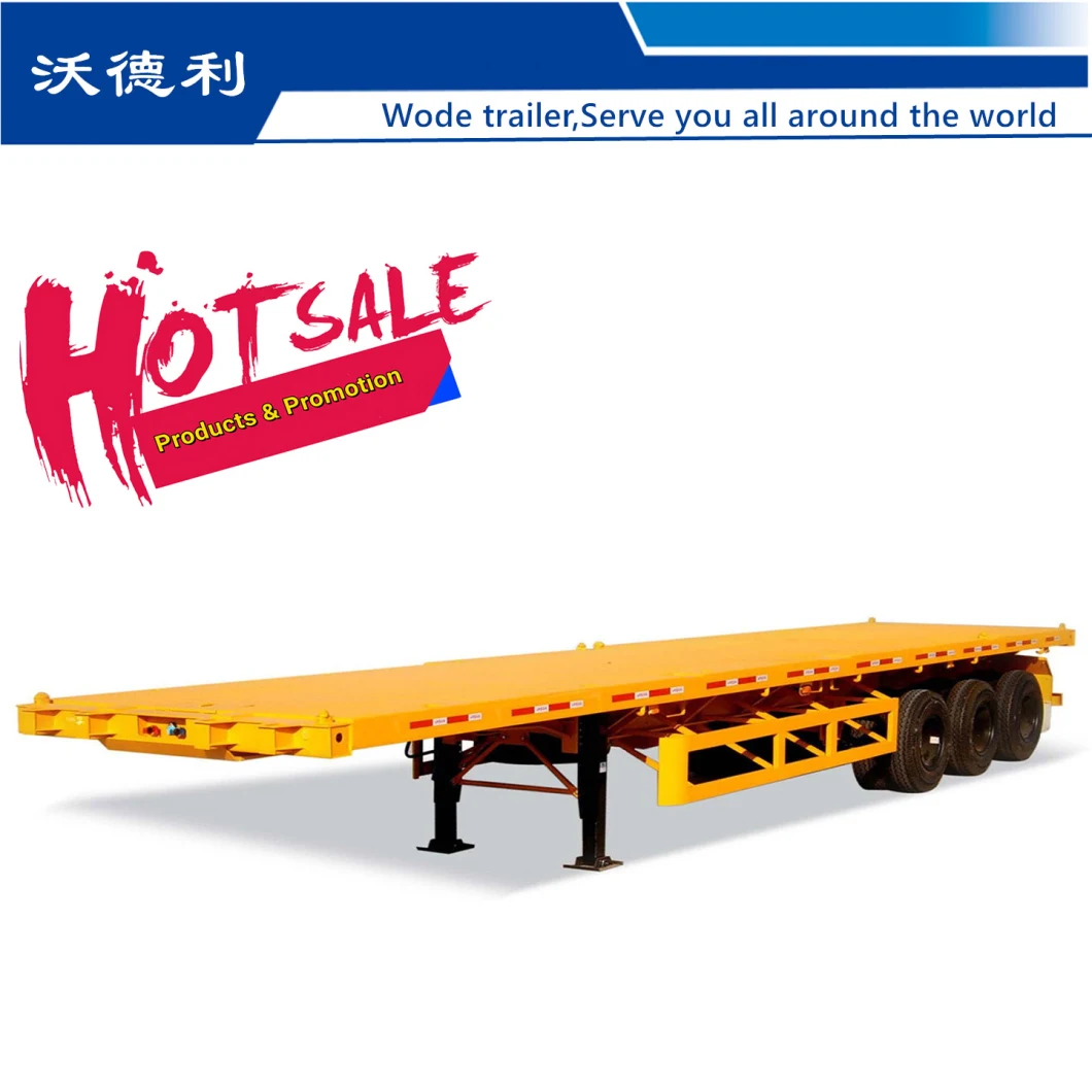 4 Axle Flatbed Drawbar Pulling Dolly Full Semi Truck Trailer