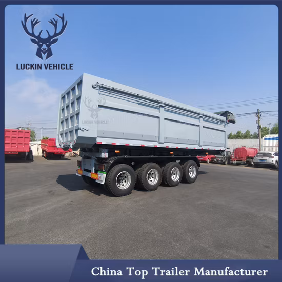 中国サプライヤー 30T-50T 2 3 4 アクスルフロントリフト油圧シリンダーリアダンプセミトレーラーヘビーデューティダンプカー/ダンプカー/ダンプカーファームミニグエンドトラックトレーラー販売中